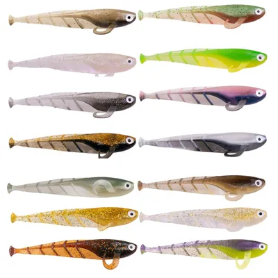Produktbild von Zeck Quappie - Gummifisch, Länge / Packungsinhalt:8cm / 4 Stück, Zeck Farbe:Fire Perch