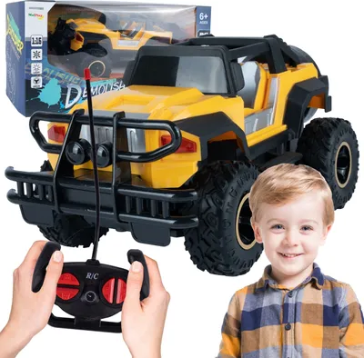 Immagine prodotto di Malplay RC Crawler JEEP | Modello di auto telecomandato | 1:16 | Fuoristrada telecomandato | per interni ed esterni