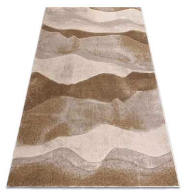 Imagen del producto de Alfombra ARCANA 9047 – / marrón claro, ondas, moderna beige 180x270 cm