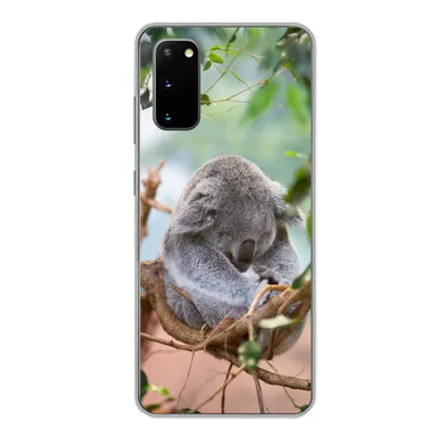 Produktbild von MuchoWow® Handyhülle Schutzhülle Hülle für Samsung Galaxy S20 Koala - Äste - Schlaf - Kinder - Jungen - Mädchen Silikon Softcase Handy Hülle - Bild