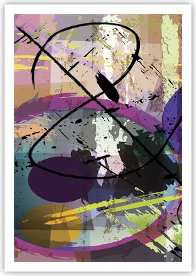 Produktbild von Poster - Poster ohne Rahmen - Abstraktion modern - 70x100 cm - Wand Bild - Wanddeko - Wandbilder - Kunstposter - Wandposter - Bilder - Kunstdruck - Wanddekoration - Wandbild - P2XPA70x100-3895