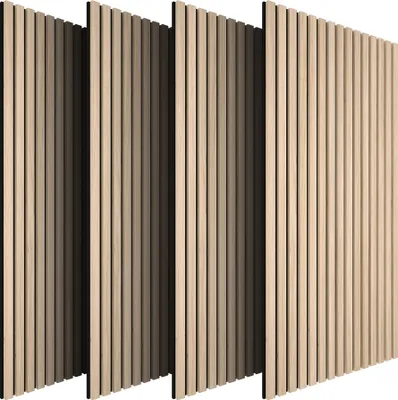 Obrázek produktu pro Akustické panely Sonic Wall s efektem dřeva - světlý dub, sada 4 kusů