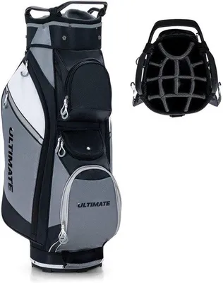 Obrázek produktu pro Golfový vozík s 14 přihrádkami a pláštěnkou – lehký a kompaktní
