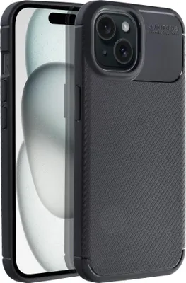 Produktbild von Case passend für iPhone 15 Carbon Premium black