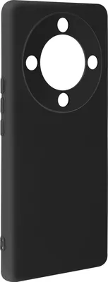 Zdjęcie produktu dla Avizar, półsztywne silikonowe etui na telefon komórkowy Honor Magic 5 Lite 5G, czarne
