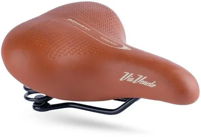 Produktbild von Retro-Sitzsattel mit Federung,  Italien, bequemer und ergonomischer Sitzsattel für Fahrräder und StadtRADs, Erwachsene, unisex, schwarz
