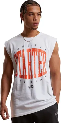 Obrázek produktu pro Pánské tričko Starter Sleeveless Tee white - S