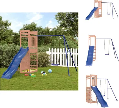 Produktbild von vidaXL Spielturm Massivholz Douglasie -  Schaukeln & Spieltürme
