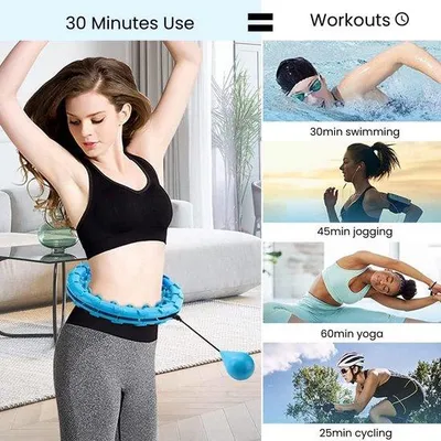 Produktbild von Famanu Hula Hoop Fitness Intelligente Fitnessband mit 360º-Massage - Verstellbar bis 130 cm