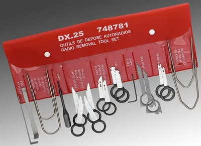 Image de Kit Facom de 20 pièces, outils spéciaux pour le démontage des autoradios DX.25