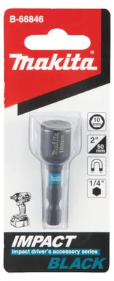 Produktbild von Makita Impact Black Steckschlüssel Innensechskant 1/4" 10 x 50 mm ( B-66846 )