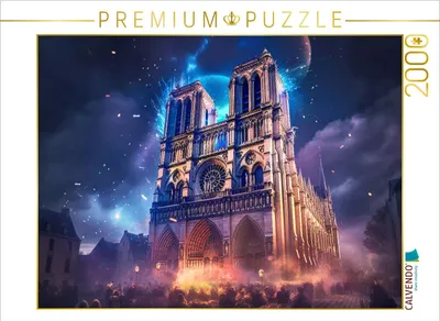 Produktbild von CALVENDO Puzzle Notre-Dame de Paris | 2000 Teile Lege-Größe 90x67cm Foto-Puzzle für glückliche Stunden