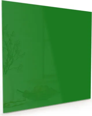 Produktbild von Küchenrückwand Spritzschutz Glas mit Motiv Grüner Hintergrund I 40 x 40 cm