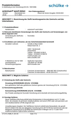 Produktbild von Waschlotion octenisan® 500 ml, milde Reinigung, pH-neutral, Haut/Haar