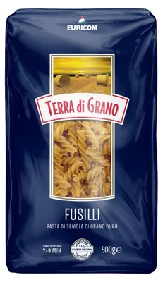Produktbild von Terra Di Grano Fusilli Pasta 500g – Hochwertige Hartweizengrieß-Nudeln