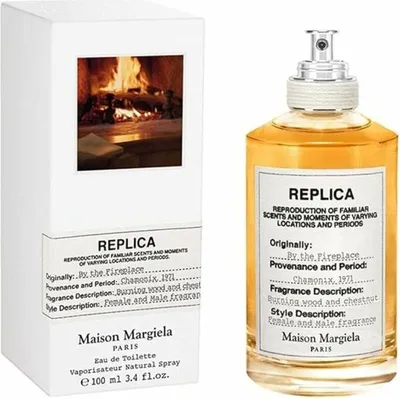 Produktbild von Maison Margiela Replica By the Fireplace 100 ml, Unisex, Clover, Orangenblüte, Pink pepper, Chestnut, Cashmeran, Vanille, Spray, Nicht nachfüllbare Flasche