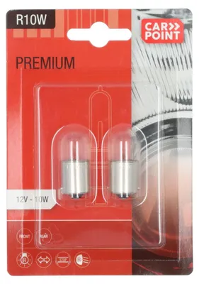Produktbild von 1x CARPOINT Rückleuchte Schlussleuchte Glühlampe R10W 12V 10W 0760121