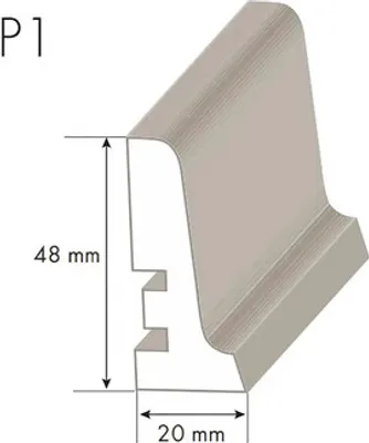 Obrázek produktu pro Krycí lišta 7 x 33 x 1000 mm borovice