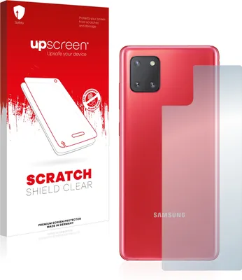 Produktbild von upscreen Schutzfolie für Samsung Galaxy Note 10 Lite (Rückseite) Kratzschutz Anti-Fingerprint Klar