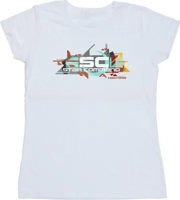Produktbild von Disney - "Lightyear Star Command Graphic Title" T-Shirt für Damen BI29116 (L) (Weiß)