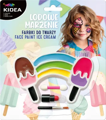 Produktbild von Gesichtsfarben Ice Dream 9 Farben Kidea 4482