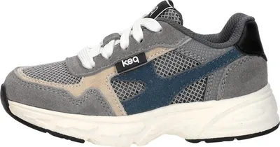 Produktbild von KEQ Veterschoenen Laag Veterschoenen Laag - donkergrijs - Maat 24
