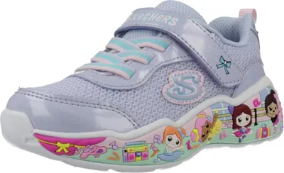 Image de Zapatillas Niña Modèle Skechers Play Scene Fun Squad Couleur Bleu