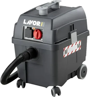 Produktbild von Lavor 0.052.0019 0019-Professioneller Staubsauger de Staub und Flüssigkeit Pro Worker EM 1200/1400W 70L/s 24/2400 Vakuum kPa/mmH2O Behälter 30 lt, Stahl