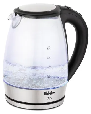 Produktbild von Fakir Ojo Wasserkocher 1,8 Liter, Glaswasserkocher 2200 Watt für schnelles Aufheizen, Energiesparend