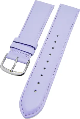 Produktbild von Uhrenarmband Kalbleder Flieder Ton in Ton gepolstert 18mm L Donschließe