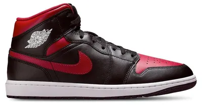 Obrázok produktu pre Nike Air Jordan 1 Mid "Bred Twist" Black/Red, veľkosť: 50.5
