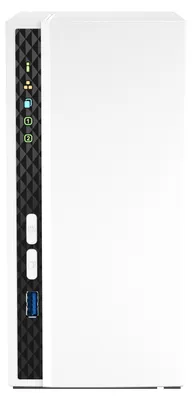 Produktbild von QNAP TS-233 NAS & Speicherserver Tower ARM Cortex-A55 2 GB 0 TB QNAP QTS Weiß