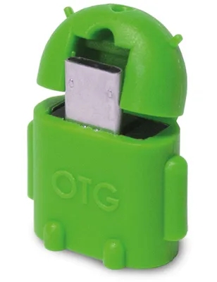 Produktbild von S/CONN maximum connectivity Smartphone-Adapter-USB-OTG (On-the-go) Adapter, Micro-B Stecker auf A-Buchse 2.0, Android style grün (33905-1)