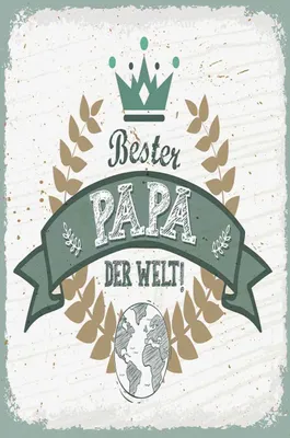 Produktbild von vianmo Holzschild 30x20 cm Bester Papa der Welt