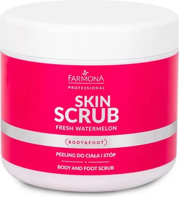 Obrázok produktu pre Farmona | Cukrový peeling - 500g Maxi veľkosť - Vôňa melónu - Regeneračný - Pre hladkú a jemnú pokožku