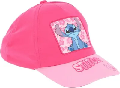 Productafbeelding van Lilo & Stitch baseballpet voor kinderen, ideaal voor de lente en zomer, roze