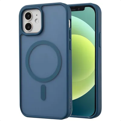 Zdjęcie produktu dla imoshion Color Guard Backcover z MagSafe dla Apple iPhone 12 (Pro) - ciemnoniebieski