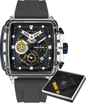Produktbild von Police PEWGC00770X1 Herrenuhr Clout Set Chrono 43mm 3ATM