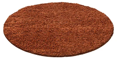Teppich Hochflor Unifarben Polypropylen Wohnzimmer Shaggy_Rund_#sku_BARKLIFE80801500TERRA-BARKLIFE1201201500TERRA-BARKLIFE1601601500TERRA-BARKLIFE2002001500TERRA#