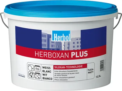 Produktbild von Herbol Herboxan PLUS Siliconharz-Fassadenfarbe weiß, 12,5l