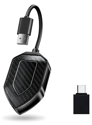 CarPlay-Adapter Ultra-Mini Schwarz USB-A Bluetooth