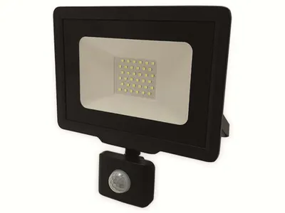 Produktbild von OPTONICA LED-Fluter, Bewegungsmelder 5941, 10 W, 6000 K, schwarz