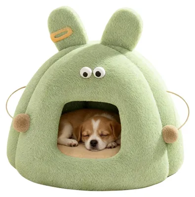 Image de Coucheron douillet pour chat avec matelas amovible