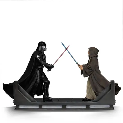 Produktbild von Star Wars Deluxe Art Scale Statue 1/10 Darth Vader Vs Obi-Wan Kenobi (CCXP Exclusive 2025) 24 cm