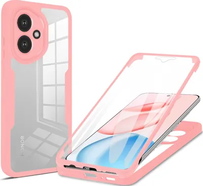Image de Etui pour Honor 400, protection complète à 360° avec protecteur d'écran intégré Rose