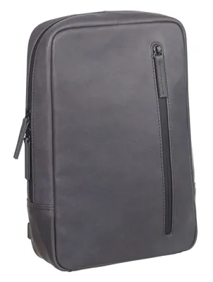 Produktbild von LEONHARD HEYDEN Leder Umhängetasche Sling Bag Den Haag Crossbag Grey dunkelgrau