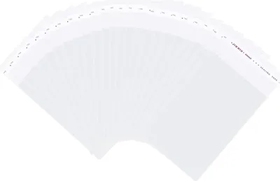 Produktbild von 200 Stück Klein Selbstklebend Cellophantüten Transparente OPP Selbstklebende Tüten 8x10 cm Flache Tüten für Süßigkeiten Nüsse Schmuck