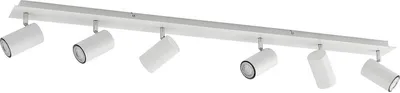 Produktbild von Lindby Deckenstrahler Joffrey, 116 cm, weiß, 6-flg., GU10