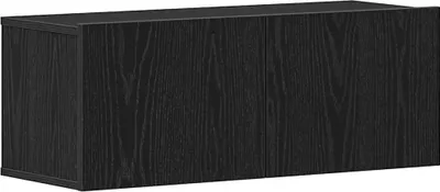 Image de Meuble TV 2 pcs Chêne noir 80 x 30 x 30 cm Bois d'ingénierie