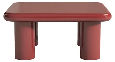 Produktbild von Couchtisch aus MDF – Bordeaux lackiert – TAMISDA